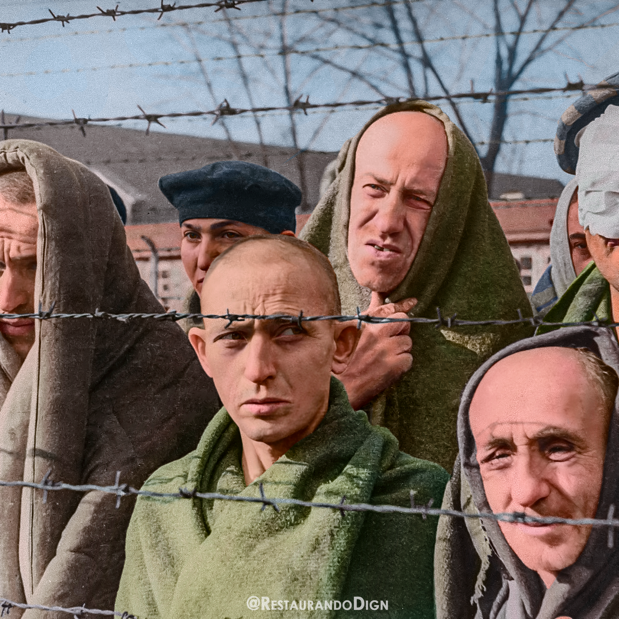 Liberación de Auschwitz (2) — restaurado
